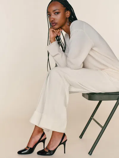 Reformation Iris Pump In Black