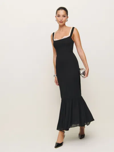 Reformation Irisa Dress In Black