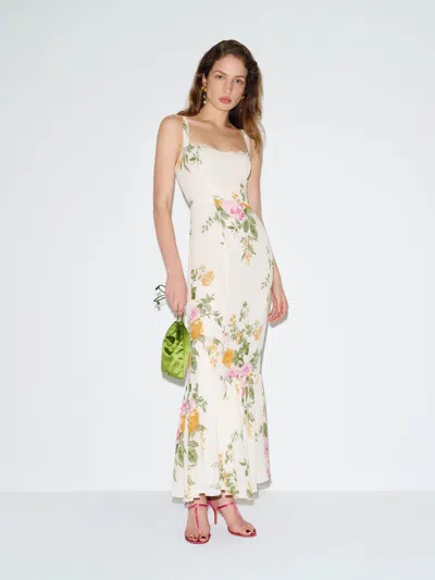 Reformation Womens Posy Irisa Floral Woven Maxi Dress In Multi