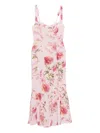 Reformation Irisa Dress In Pink