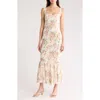 Reformation Womens Posy Irisa Floral Woven Maxi Dress In Multi