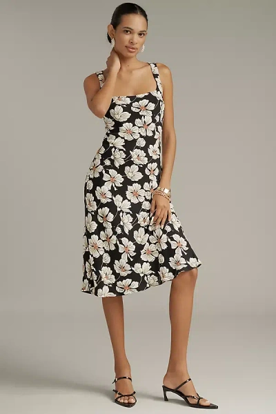 Reformation Iro Midi Dress In Black