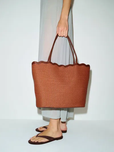 Reformation Isabella Tote Brown