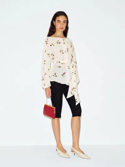 Reformation Isola Top Ivory 10 In Multi
