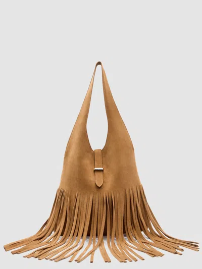 Reformation Ivy Tote Bag In Brown