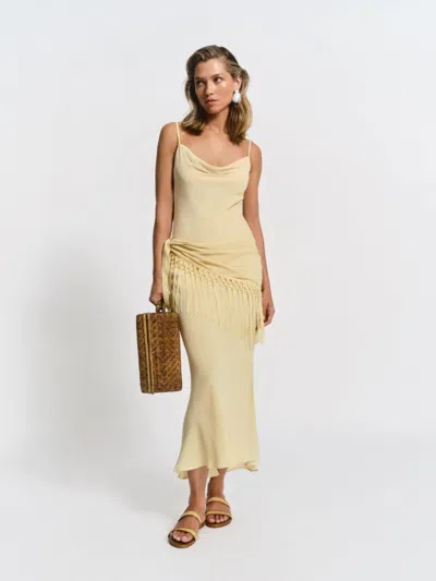 Reformation Izelle Dress In Nude