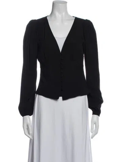 Pre-owned Reformation Jacket In Black