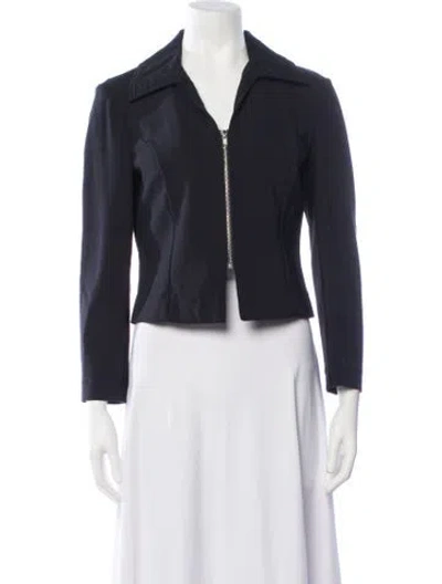 Pre-owned Reformation Jacket In Blue