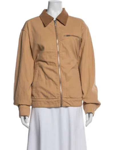 Pre-owned Reformation Jacket In Neutrals