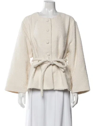 Pre-owned Reformation Jacket In Neutrals