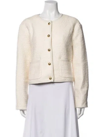 Pre-owned Reformation Jacket In Neutrals