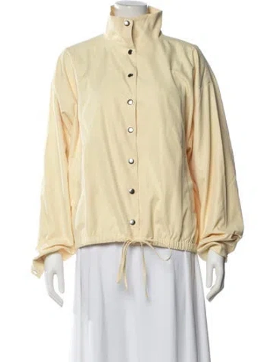 Pre-owned Reformation Jacket In Yellow