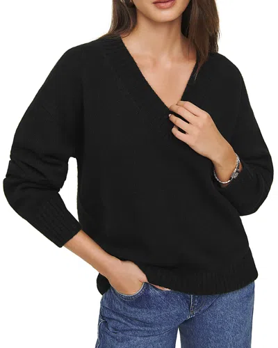 REFORMATION JADEY CASHMERE WOOL OVERSIZED V NECK SWEATER