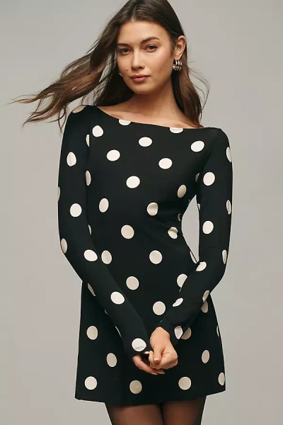 Reformation Jaelynn Knit Dress In Black