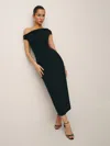 Reformation Jamen Knit Dress In Black