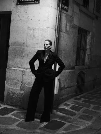 Reformation James Relaxed Blazer In Tuxedo