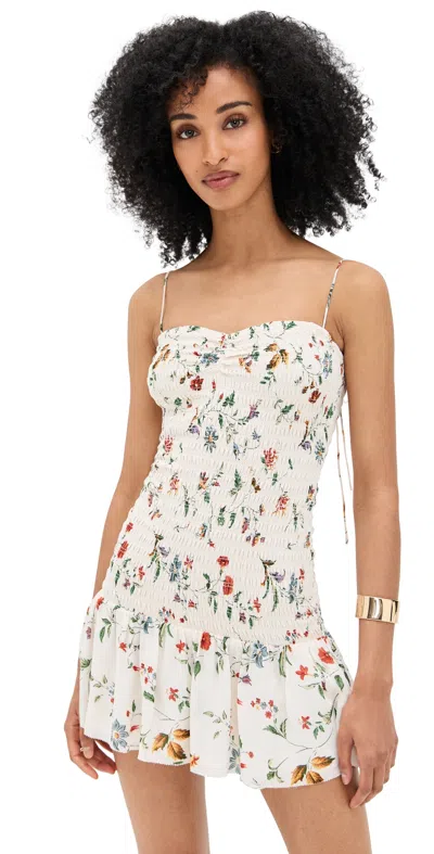 Reformation Janessa Dress Corsini In White