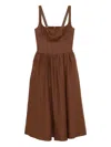 Reformation Janu Dress In Brown
