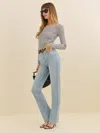 Reformation Charlee Low Rise Straight Leg Jeans In Lyra
