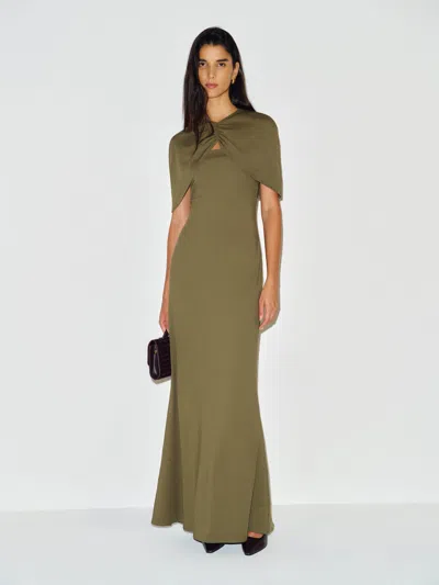 Reformation Jayden Knit Dress Green Large