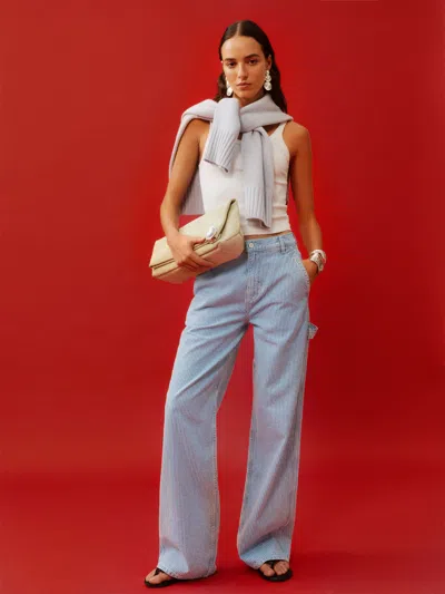 Reformation Jean Baggy Utilitaire À Taille Mi-haute Diego
