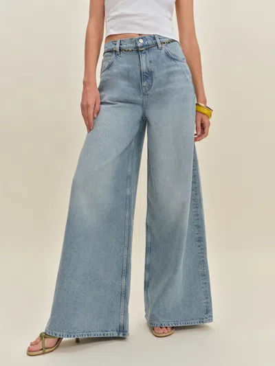 Reformation Jean Large À Taille Haute Addyson