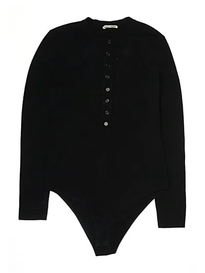 Pre-owned Reformation Jeans Bodysuit In Black