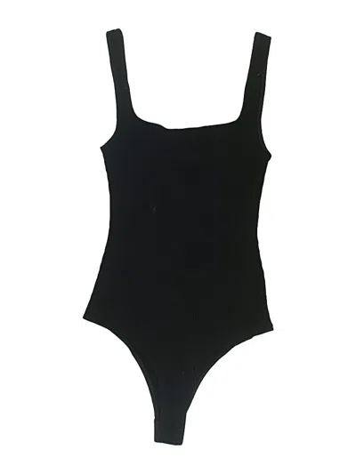 Pre-owned Reformation Jeans Bodysuit In Black