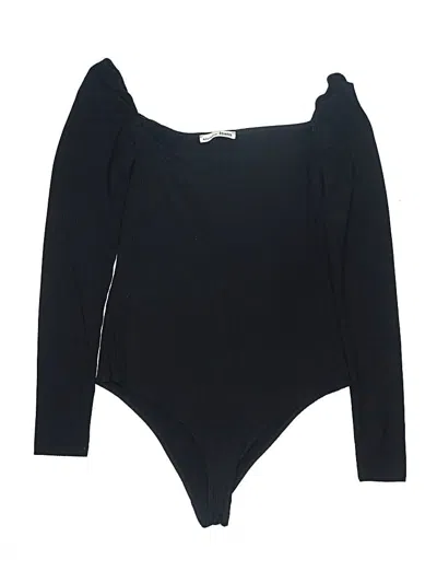 Pre-owned Reformation Jeans Bodysuit In Black