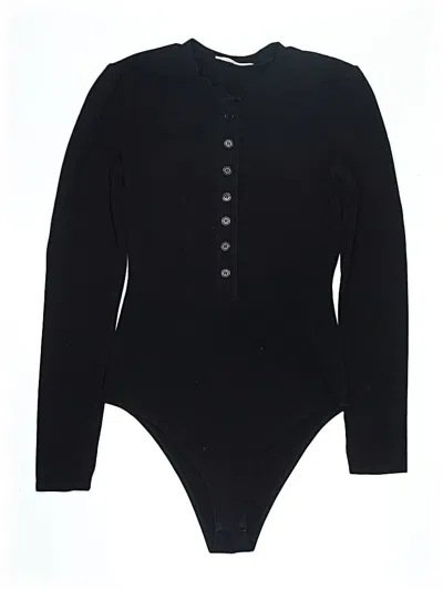 Pre-owned Reformation Jeans Bodysuit In Black