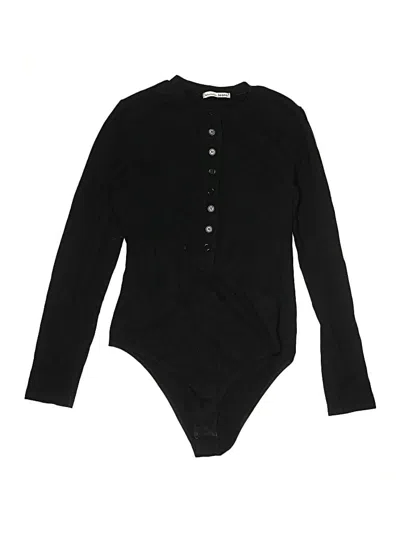 Pre-owned Reformation Jeans Bodysuit In Black