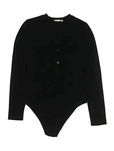 Pre-owned Reformation Jeans Bodysuit In Black