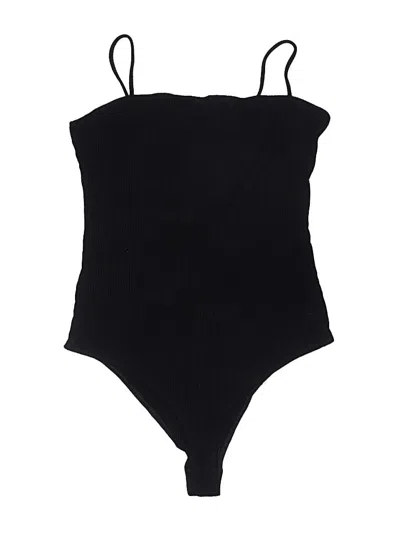 Pre-owned Reformation Jeans Bodysuit In Black