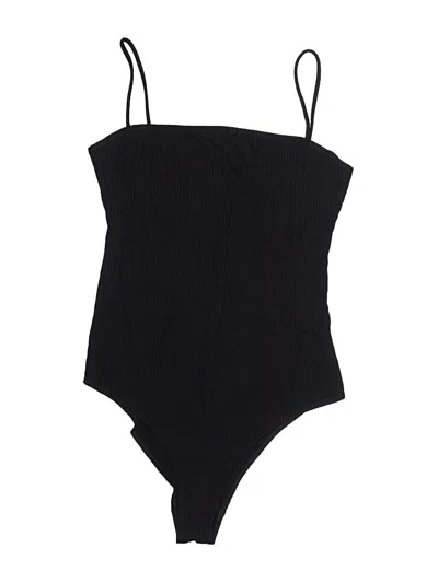 Pre-owned Reformation Jeans Bodysuit In Black