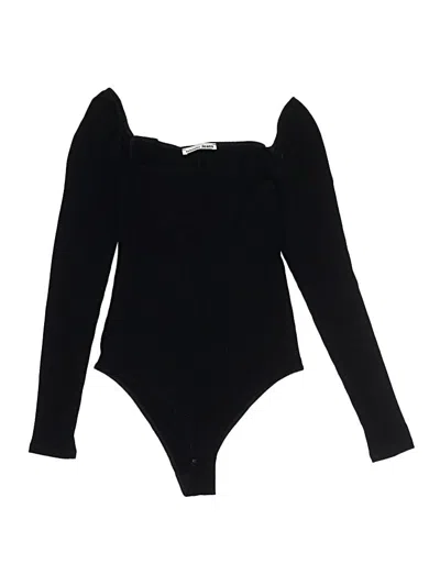 Pre-owned Reformation Jeans Bodysuit In Black