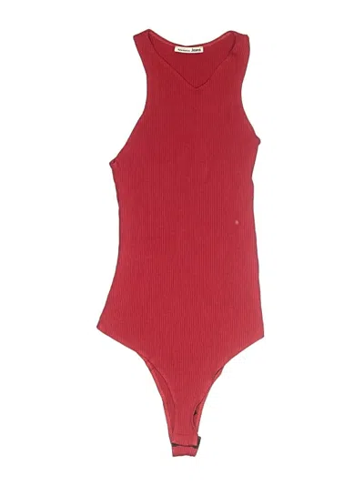 Pre-owned Reformation Jeans Bodysuit In Red