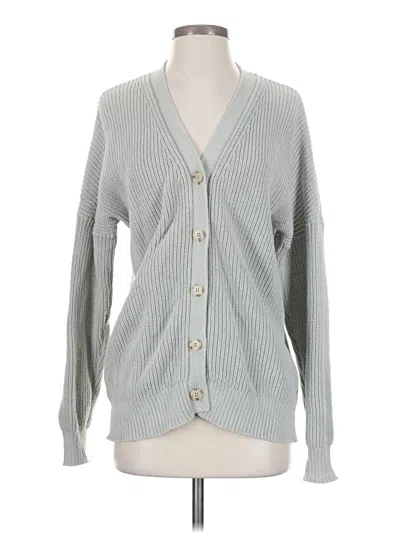Pre-owned Reformation Jeans Cardigan Sweater In Gray
