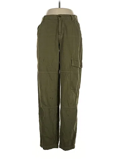 Pre-owned Reformation Jeans Cargo Pants In Green