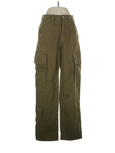 Pre-owned Reformation Jeans Cargo Pants In Green