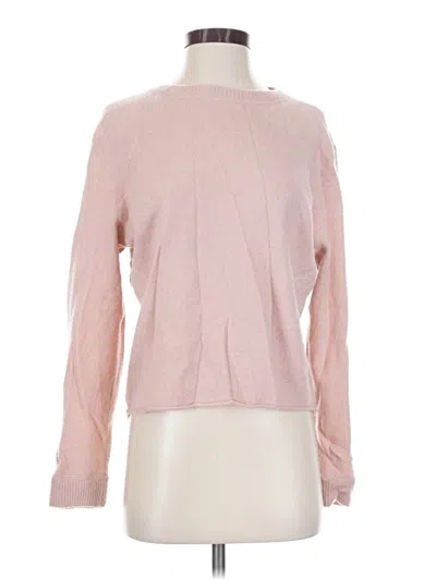 Pre-owned Reformation Jeans Cashmere Cardigan Sweater In Pink