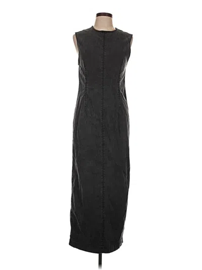 Pre-owned Reformation Jeans Casual Dress In Black
