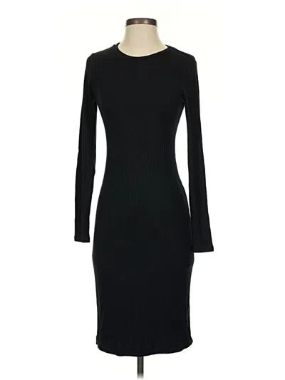 Pre-owned Reformation Jeans Casual Dress In Black