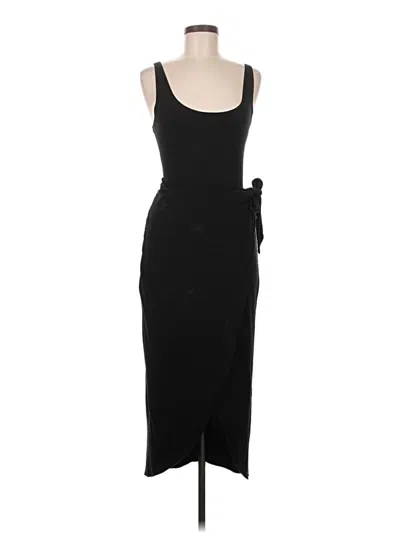 Pre-owned Reformation Jeans Casual Dress In Black