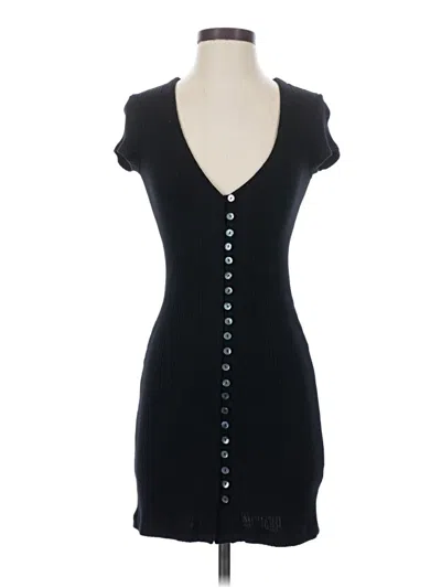 Pre-owned Reformation Jeans Casual Dress In Black