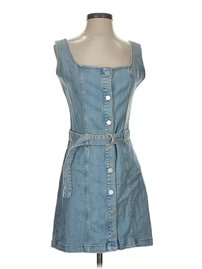 Pre-owned Reformation Jeans Casual Dress In Blue