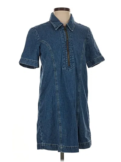 Pre-owned Reformation Jeans Casual Dress In Blue