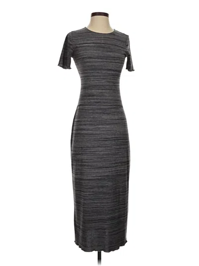 Pre-owned Reformation Jeans Casual Dress In Gray