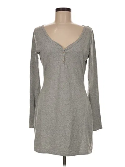 Pre-owned Reformation Jeans Casual Dress In Gray