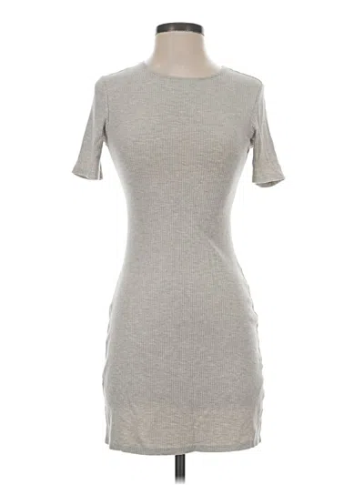 Pre-owned Reformation Jeans Casual Dress In Gray