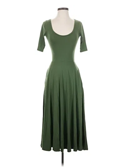 Pre-owned Reformation Jeans Casual Dress In Green